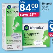 Sinupret Syrup-100ml Each