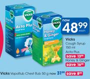 Vicks Cough Syrup Acta Plus-150ml Each