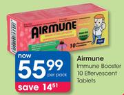 Airmune Immune Booster 10 Effervescent Tablets-Per Pack
