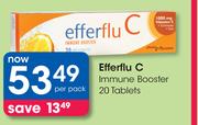 Efferflu C Immune Booster 20 Tablets-Per Pack