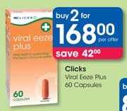 Clicks Viral Eeze Plus 60 Capsules-For 2