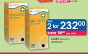 Clicks Spirulina 180 Tablets-For 2