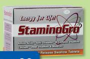 StaminoGro 120 Swallow Tablets-Per Pack