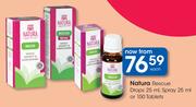 Natura Rescue Drops-25ml, Spray-25ml Or 150 Tablets-Each