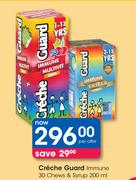 Creche Guard Immune 36 Chews & Syrup-200ml Per Offer