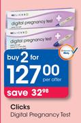 Clicks Digital Pregnancy Test-For 2