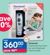 Tensoval Thermoval Duo Scan Ear & Forehead Therometer-Each