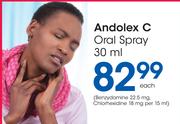 Andolex C Oral Spray-30ml Each
