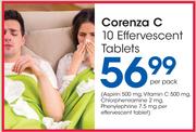 Corenza C 10 Effervescent Tablets-Per Pack