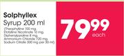 Solphyllex Syrup-200ml Each