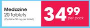 Medazine 20 Tablets-Per Pack