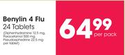 Benylin 4 Flu 24 Tablets-Per Pack