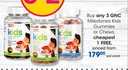 GNC Milestones Kids Gummies Or Chews-Per Pack