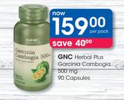 GNC Herbal Plus Garcinia Cambogia 500 mg 90 Capsules-Per Pack