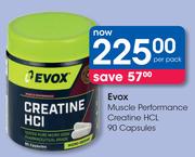 Evox Muscle Performance Creatine HCL 90 Capsules-Per Pack