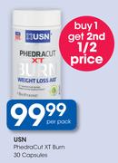 USN Phedra Cut XT Burn 30 Capsules-Per Pack