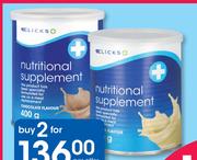 Clicks Nutritional Supplement-2 x 1Kg