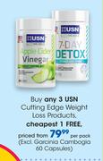 USN Cutting Edge Weight Loss Products-Per Pack