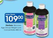 Herbex Slimmers Age Group Weight Loss Concentrate-400ml Each