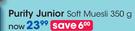 Purity Junior Soft Muesli-350g Each