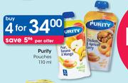 Purity Pouches-4 x 110ml