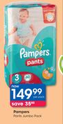 Pampers Pants Jumbo Pack-Per Pack