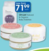 Oh-Lief Natural & Organic Baby Toiletries-Each