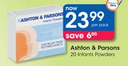 Asthon & Parsons 20 Infants Powders-Per Pack
