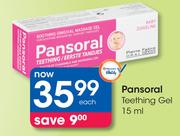 Pansoral Teething Gel-15ml Each