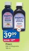 Phipp's Milk Of Magnesia-100ml Each