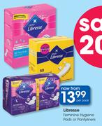 Libresse Feminine Hygiene Pads Or Pantyliners-Per Pack