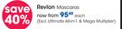 Revlon Mascaras (Excl. Ultimate All In 1 & Mega Multiplier)-Each