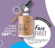 Sorbet Face First Foundation-Each