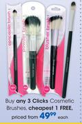 Clicks Cosmetics Brushes-Each