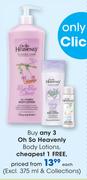 Oh So Heavenly Body Lotions (Excl.375ml & Collections)-Each