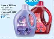 Clicks Silky Bubbles Foam Baths-Each