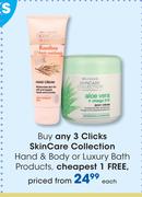 Clicks Skincare Collection Hand & Body Or Luxury Bath Products-Each