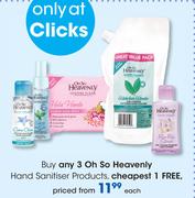 Oh So Heavenly Hand Sanitiser Products-Each