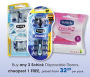 Schick Disposable Razors-Per Pack