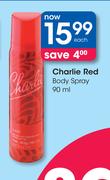 Charlie Red Body Spray-90ml Each