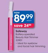 Safeway battery Operated Beauty Hair Trimmer S3901-Each
