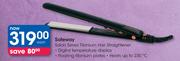 Safeway Salon Series Titanium Hair Straightener-Each