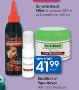 Brazilian Pure Royal Hair Care Products-Each