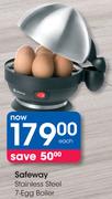 Safeway Stainless Steel 7 Egg Boiler-Each