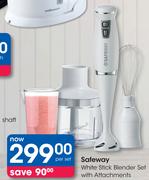 Safeway White Stick Blender Set With Attachments-Per Set