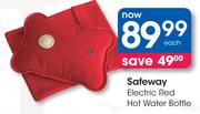 Safeway Electric Red Hot Water Bottle-Each