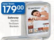 Safeway Electric Tie Down Blankets-Each