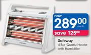 Safeway 4 Bar Quartz Heater With Humidifier-Each