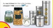 Clicks Dot, Clip Or Rib Canisters-Each
