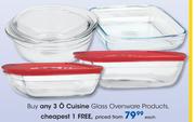 O Cuisine Glass Ovenware Products-Each